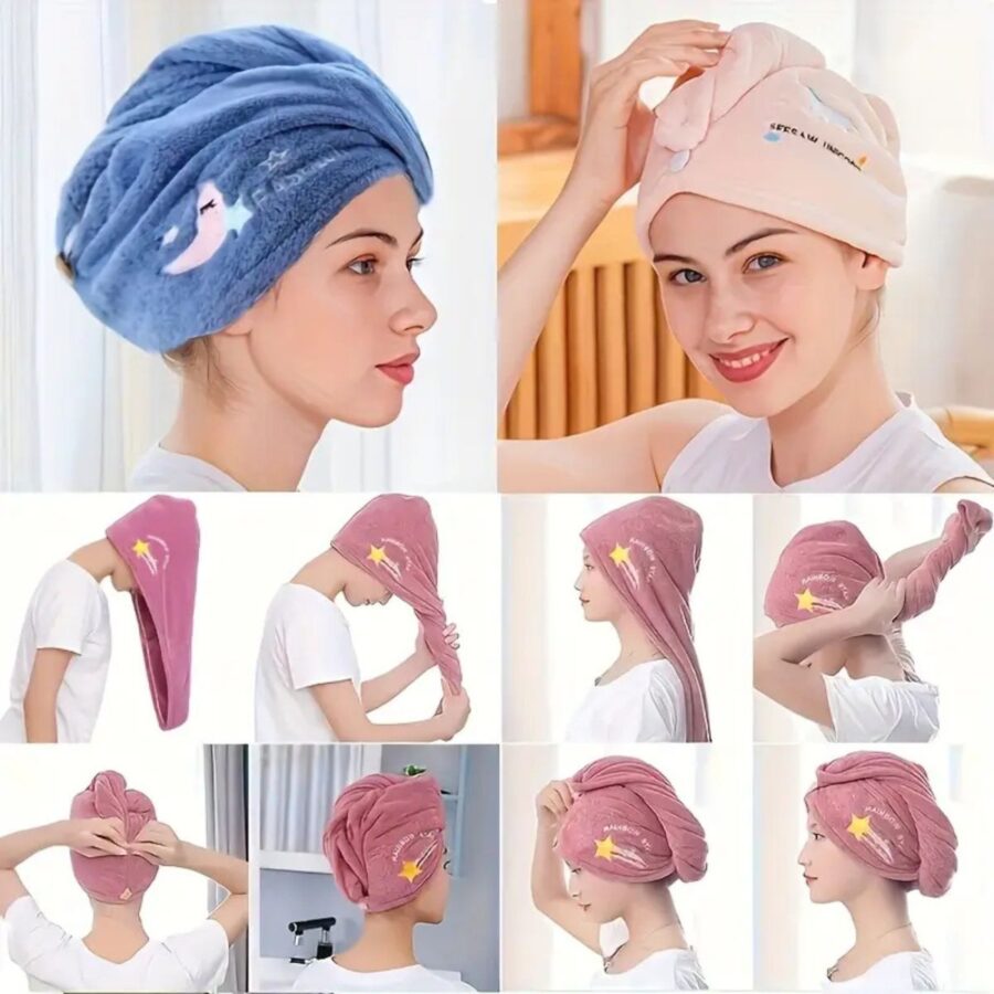 Gorro de Toalla de microfibra