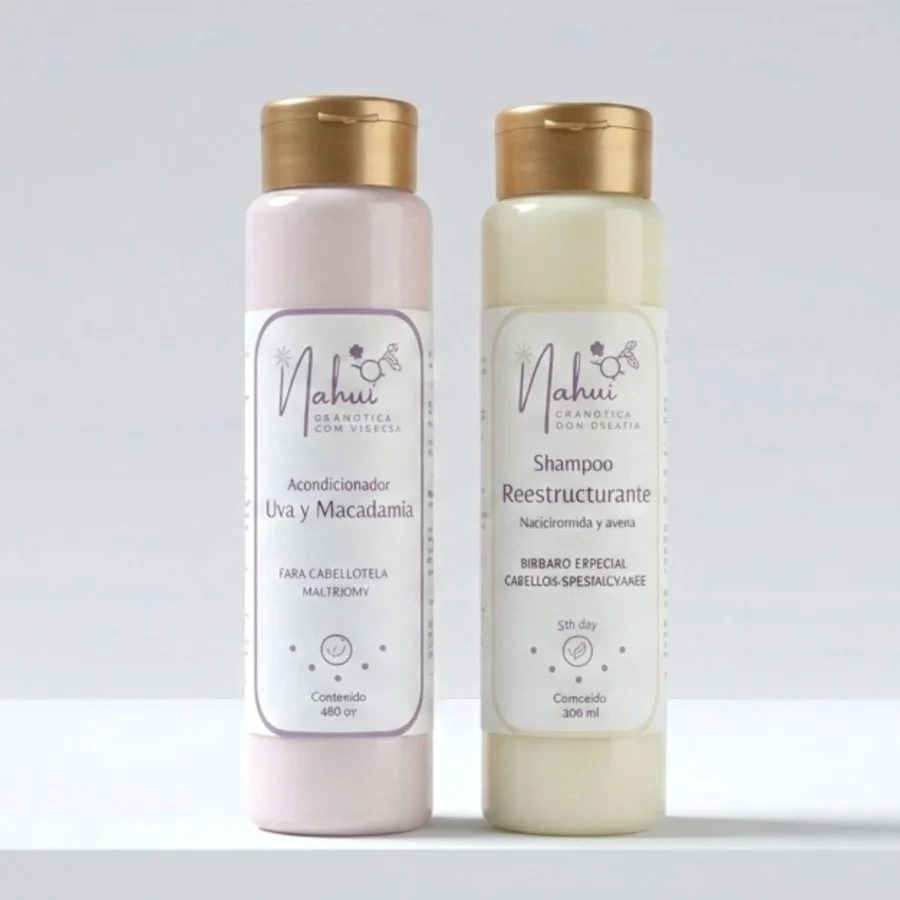 Duo reestructurante Niacinamida uva y macadamia