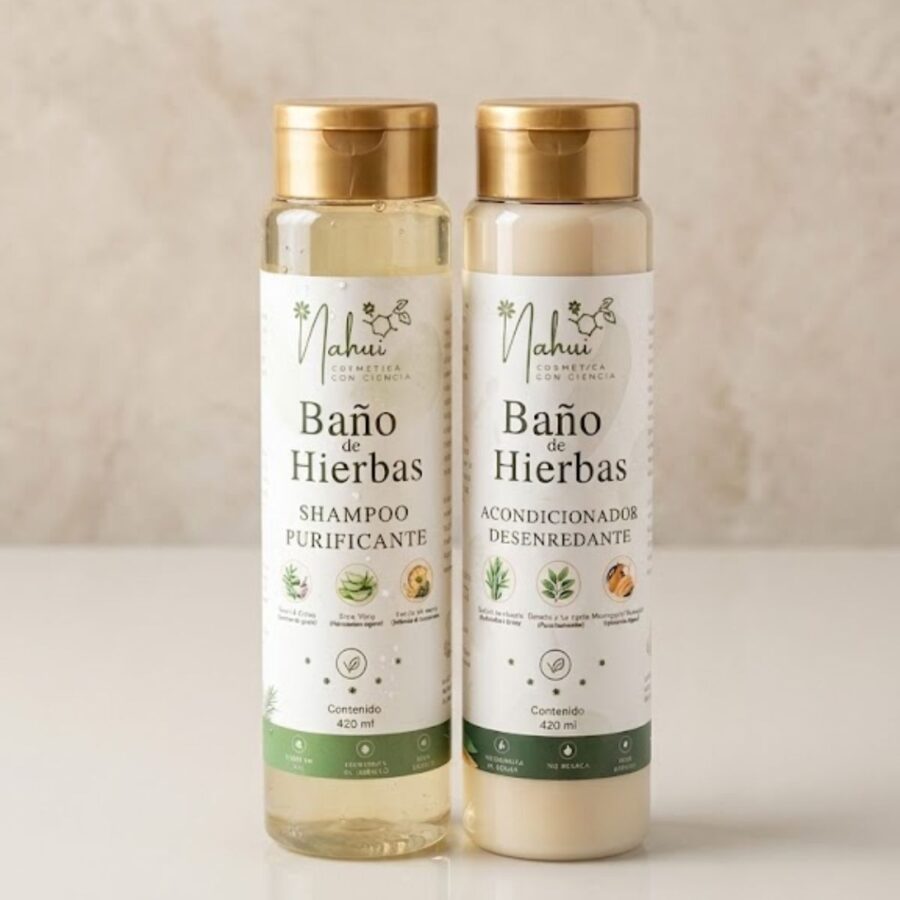 Duo Baño de Hierbas cabello graso