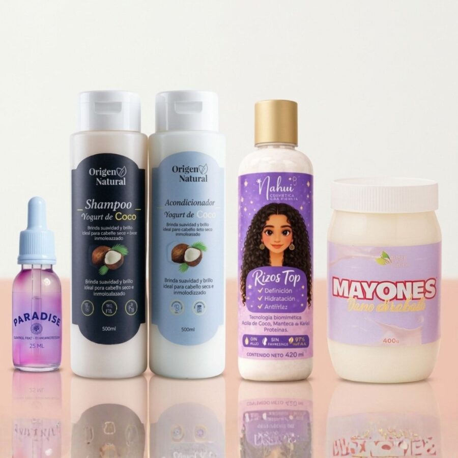 Kit cabellos secos rizos
